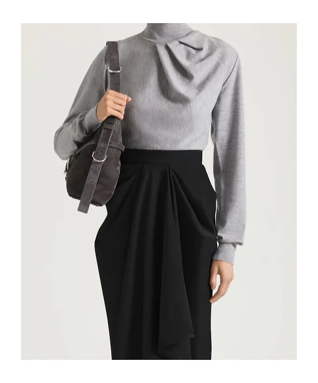 Medium Voyou Bag Suede
