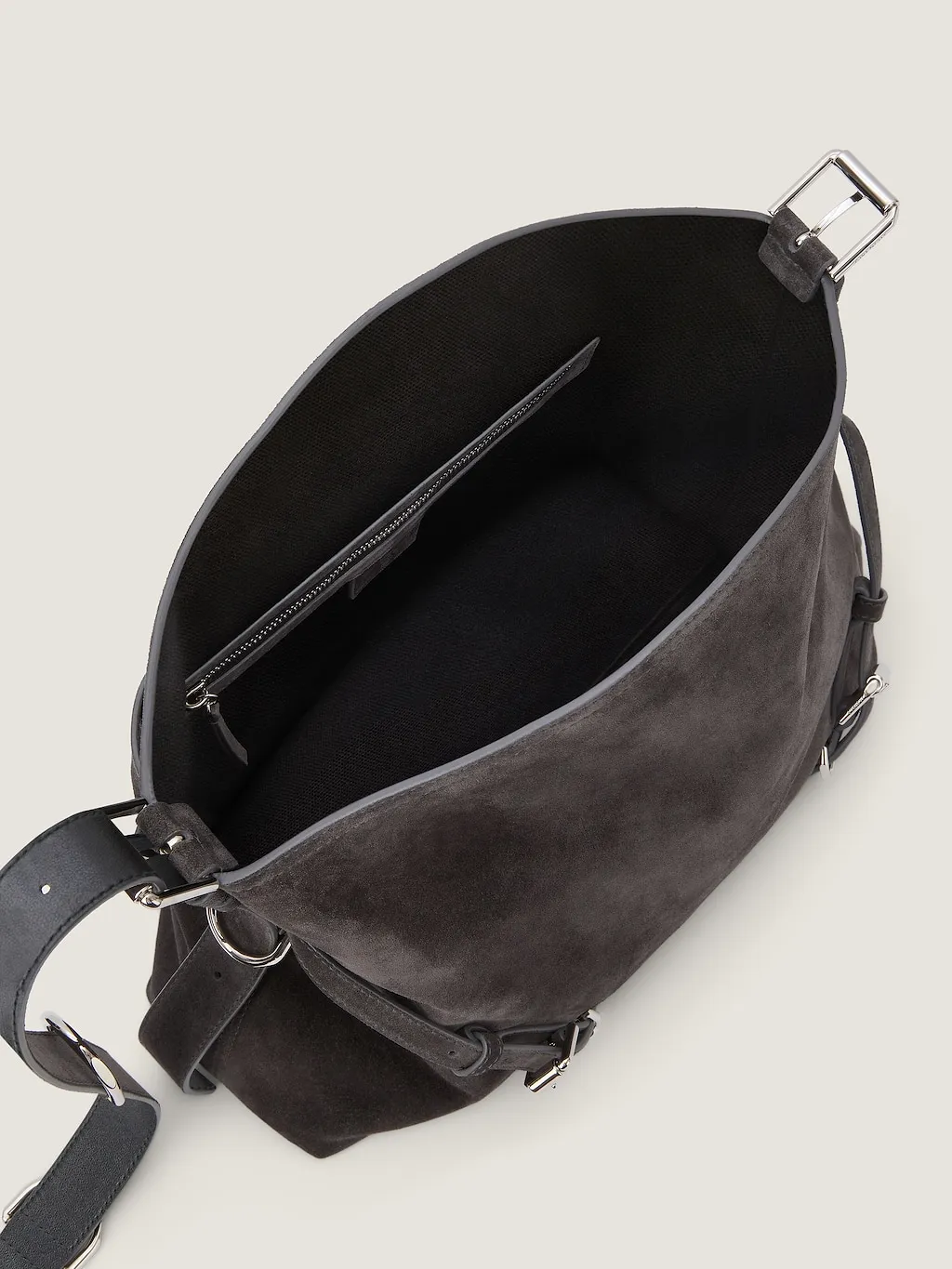 Medium Voyou Bag Suede