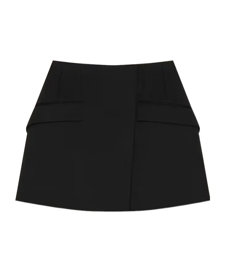 Mini Skirt In Wool