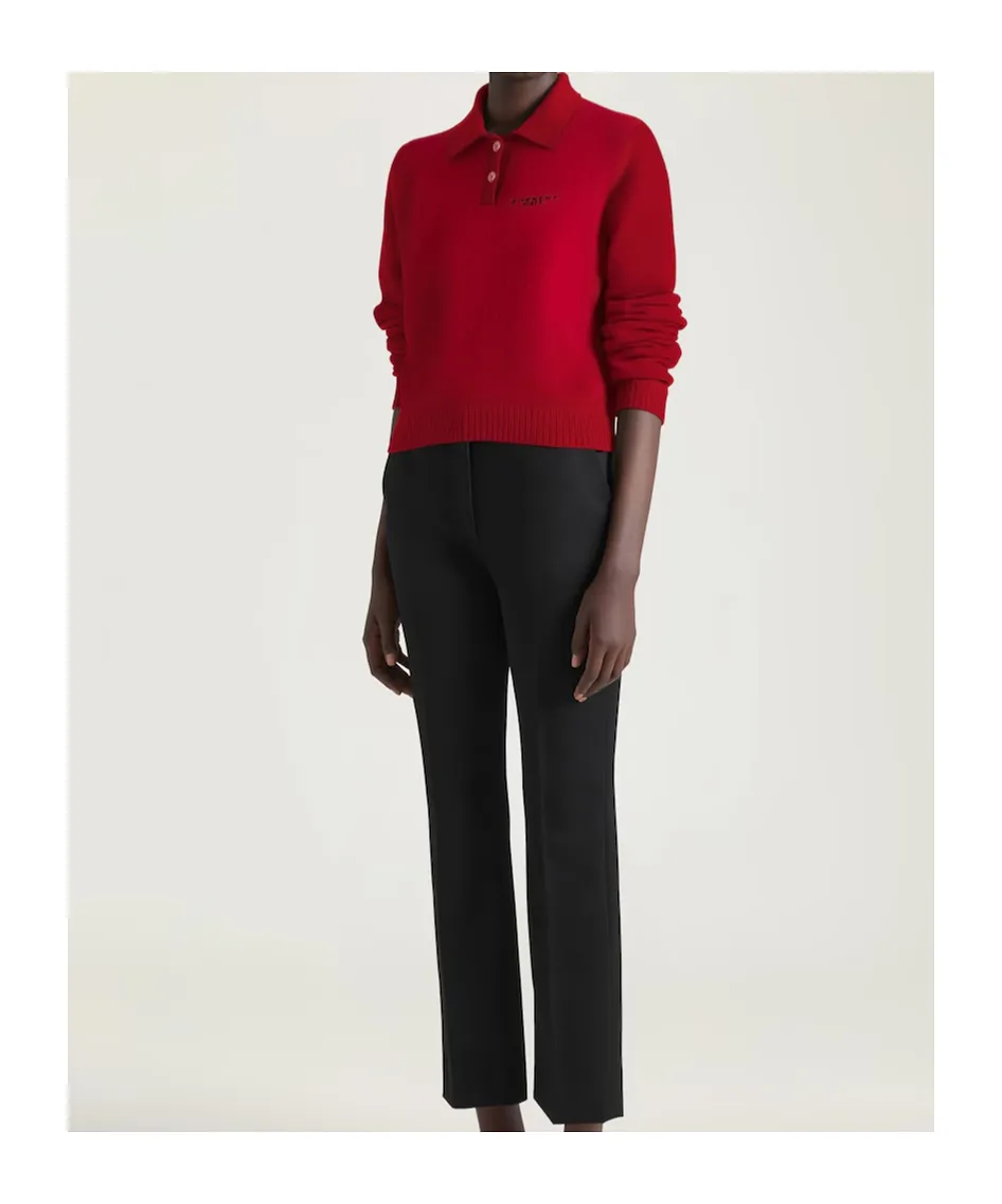 Polo In Wool And Cashmere