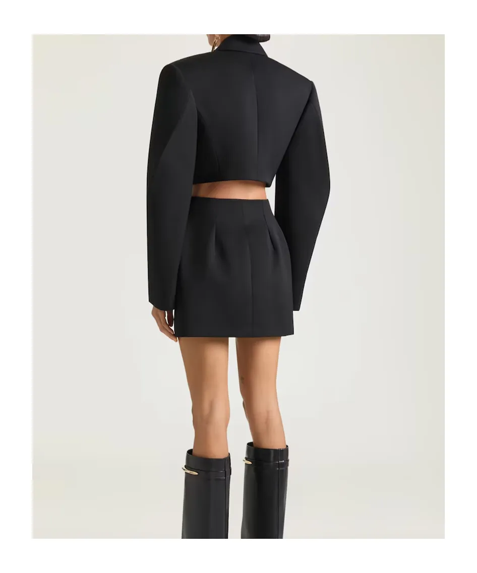 Mini Skirt In Wool