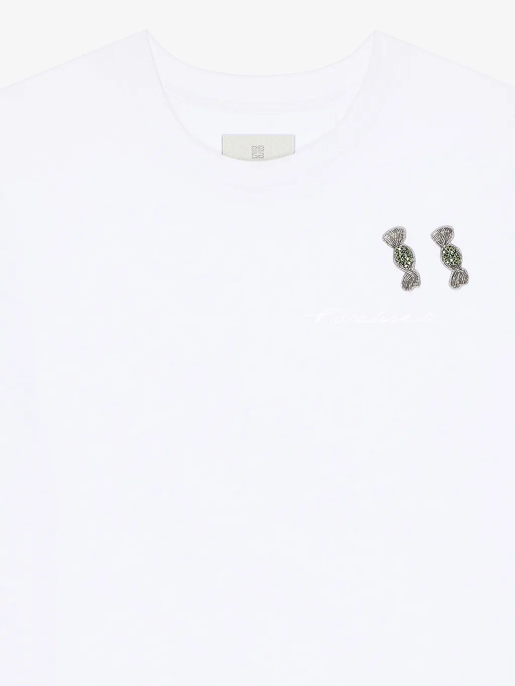 T-Shirt In Cotton With Patches