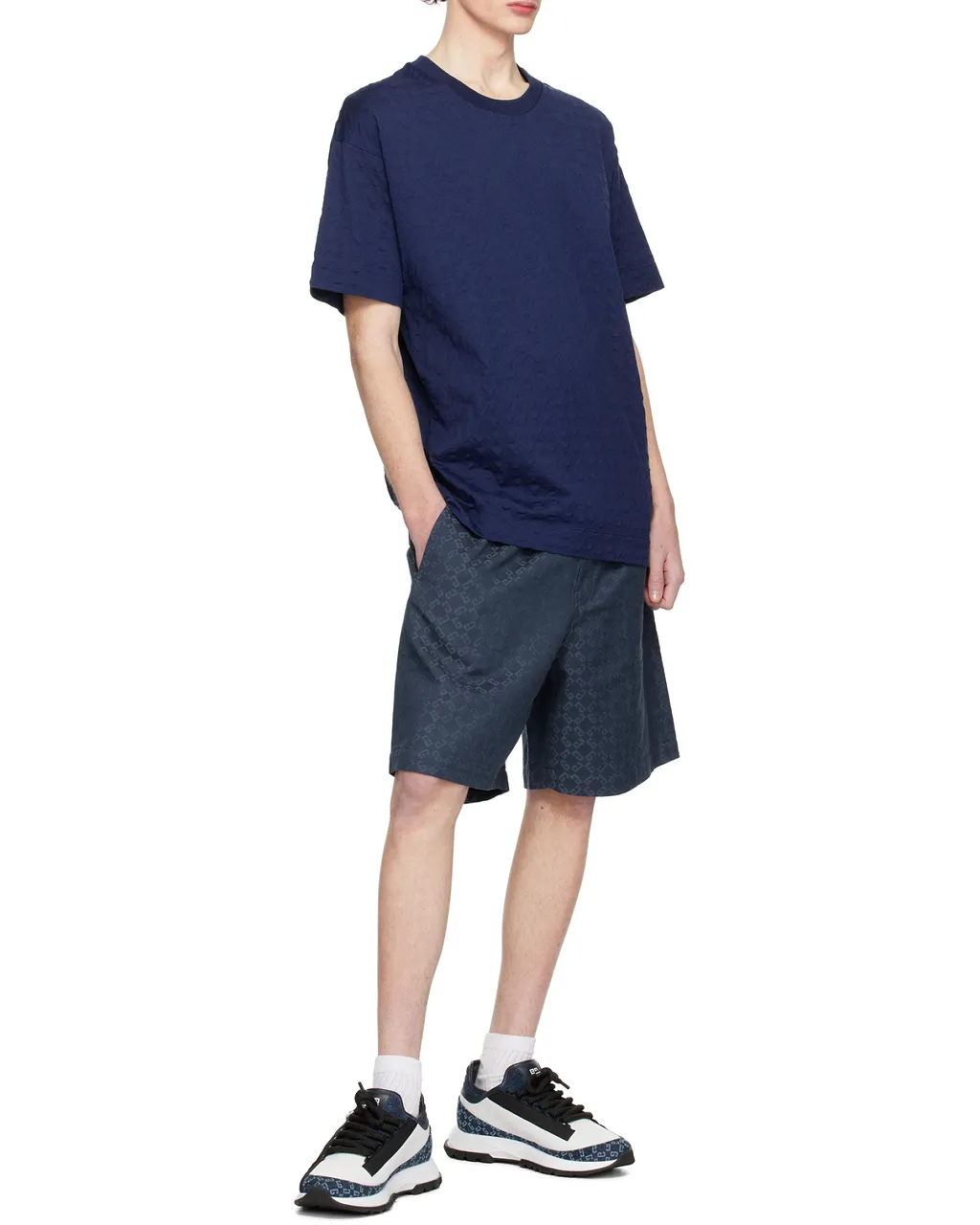 T-Shirt In Monogram 72 Jacquard