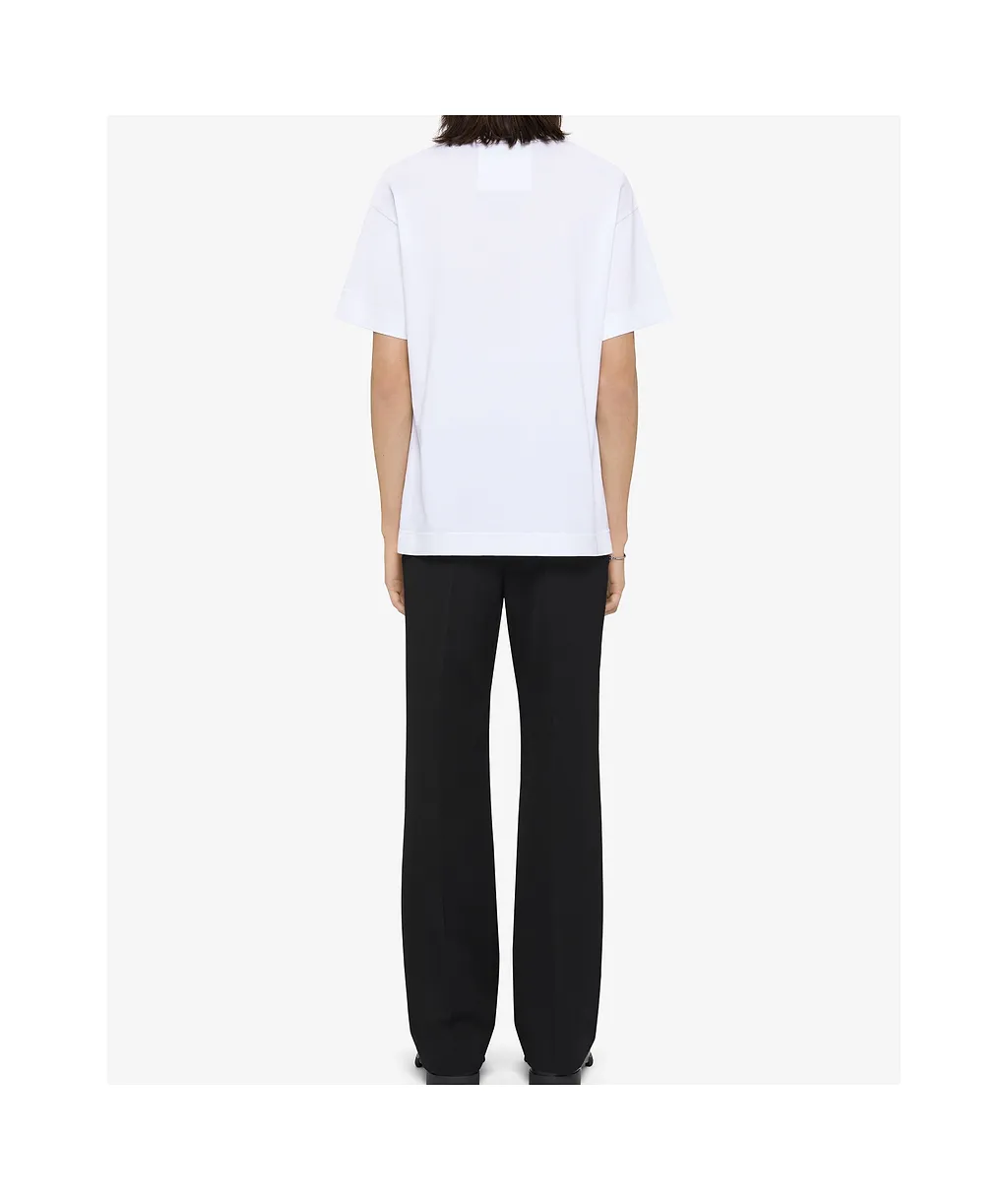 T-Shirt In Cotton With Patches
