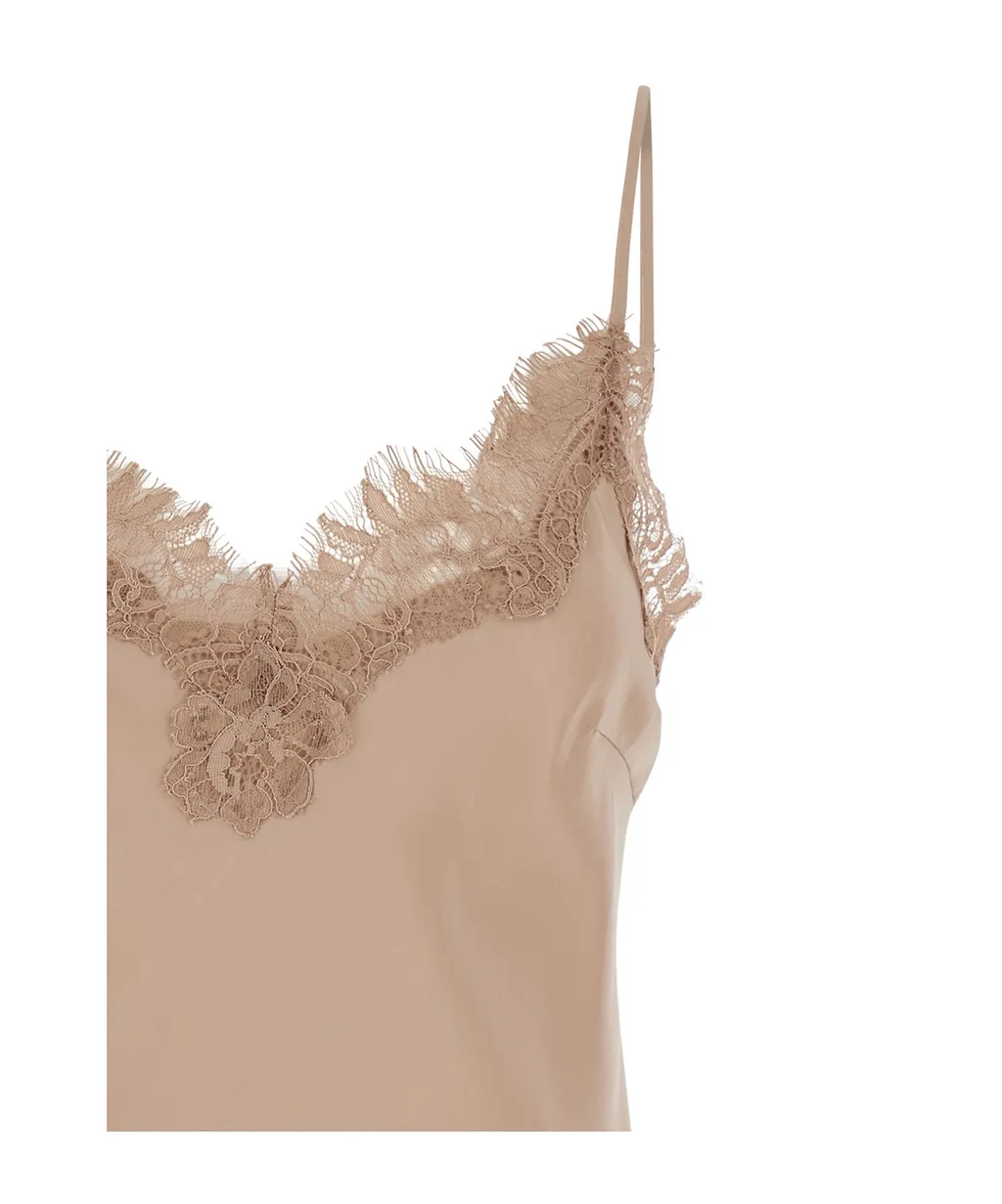 Gold Hawk Lace Trim Camie Top