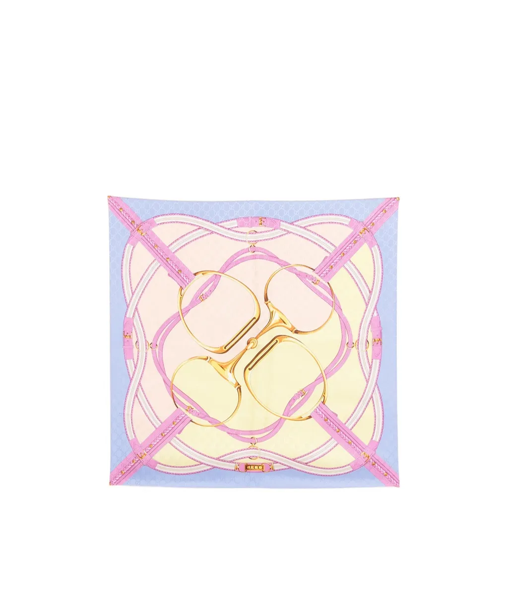 Gucci Horsebit Printed Scarf