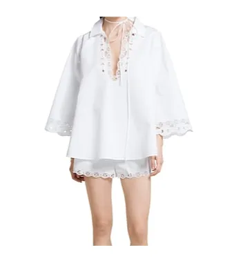 Gucci Embroidery Poplin Shirt