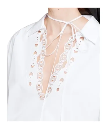 Gucci Embroidery Poplin Shirt