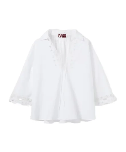 Gucci Embroidery Poplin Shirt