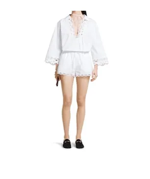 Gucci Embroidery Poplin Shirt