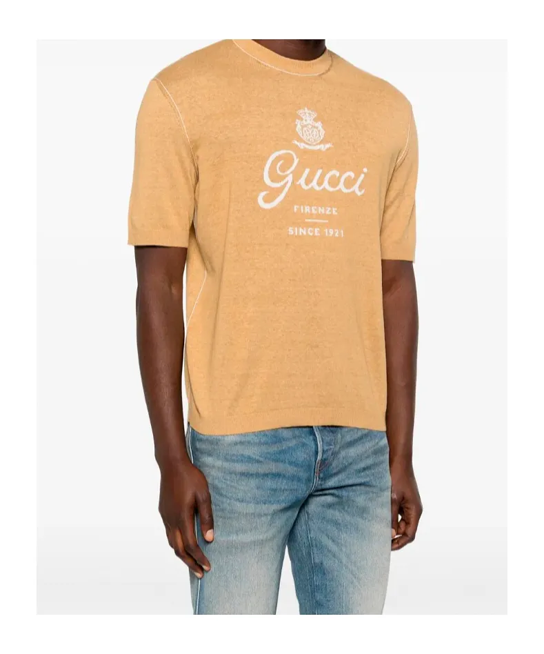 Short Sleeve Crew-Neck Sweater