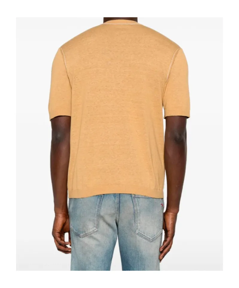 Short Sleeve Crew-Neck Sweater