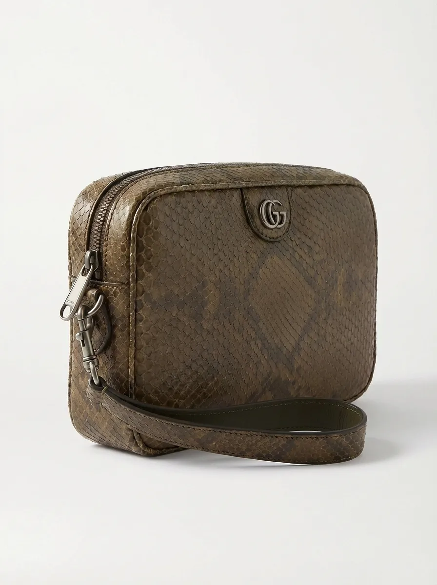 Small Python Crossbody Bag