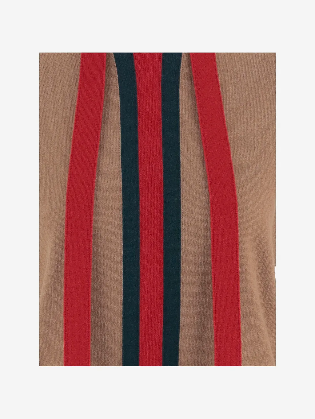Ribbon Crewneck Sleeveless Pullover