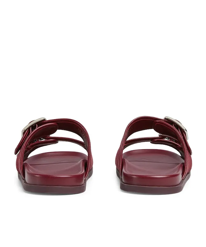 Slide Sandals With Buckles