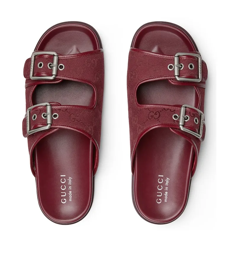 Slide Sandals With Buckles