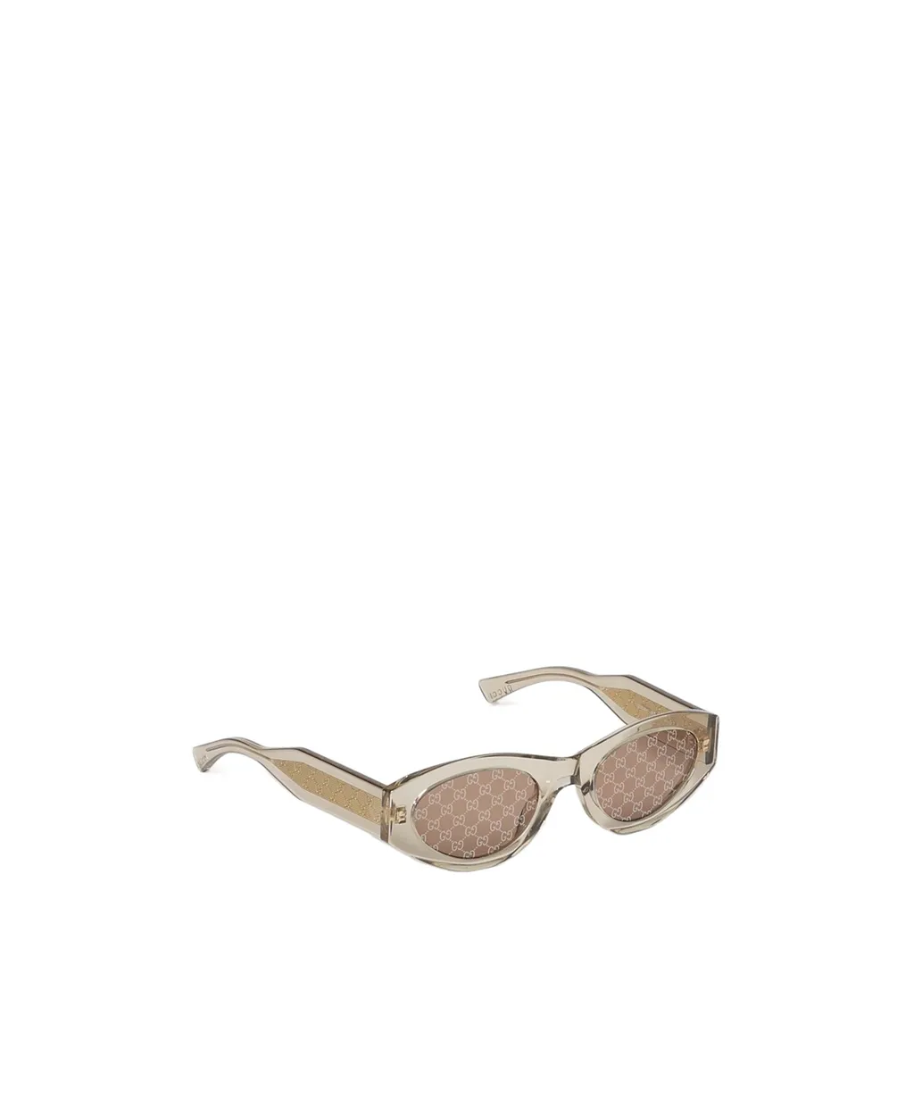Gucci Eyewear Oval Frame Sunglasses