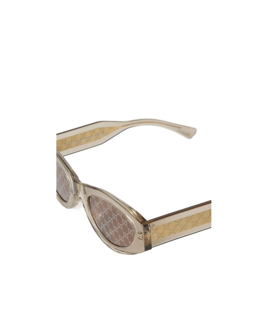 Gucci Eyewear Oval Frame Sunglasses