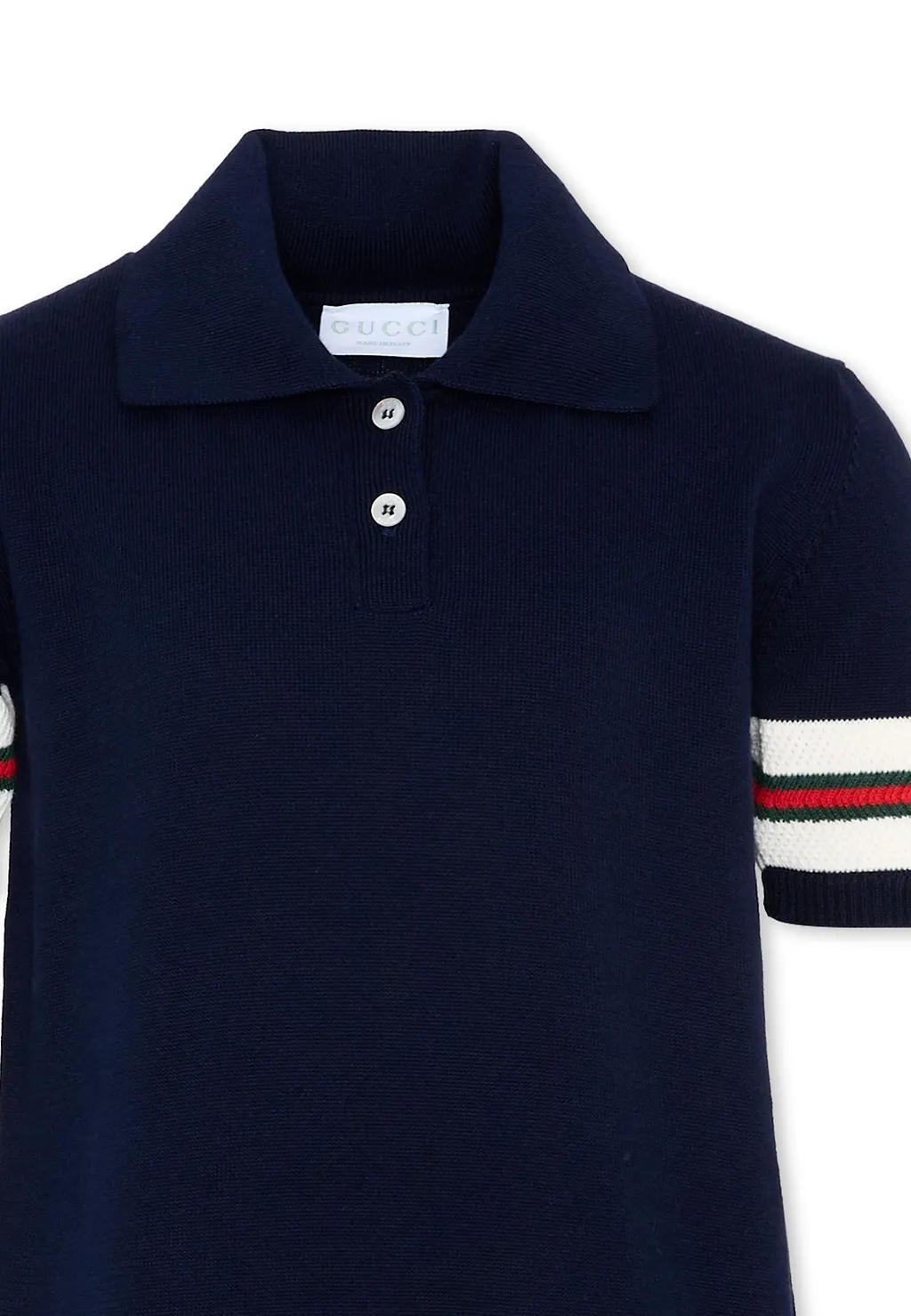 Gucci Kids Web Detailed Polo Dress