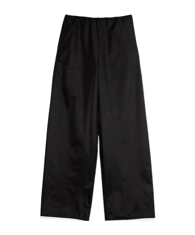 Technical Silk Poplin Pants