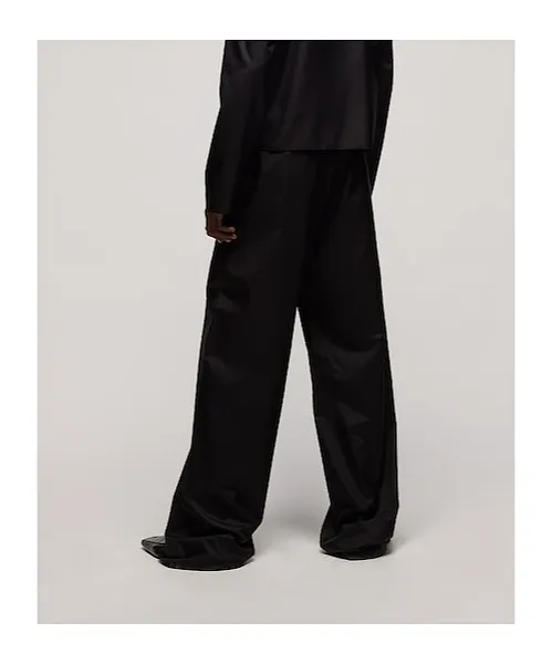 Technical Silk Poplin Pants
