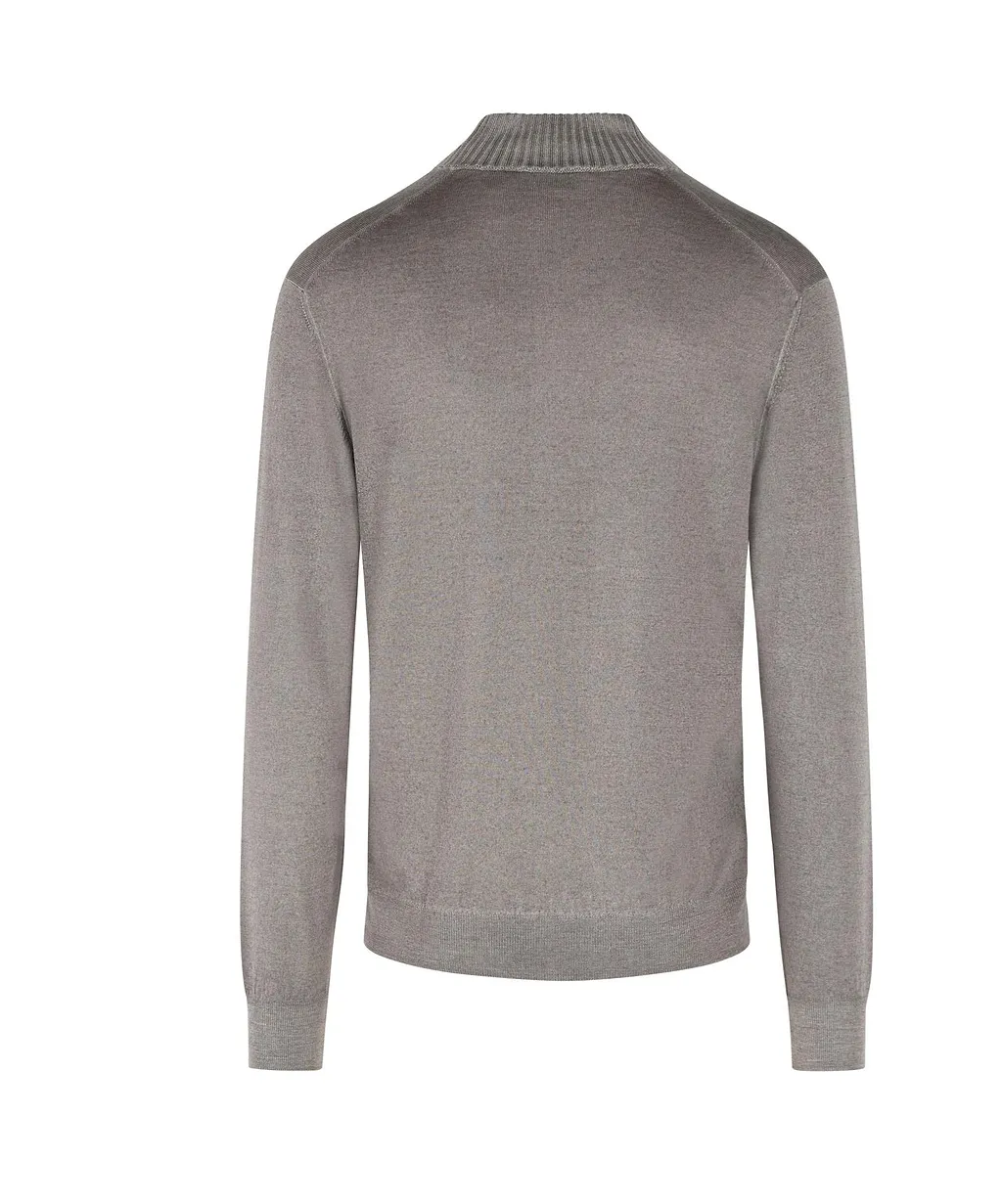 Brown Virgin Wool Sweater