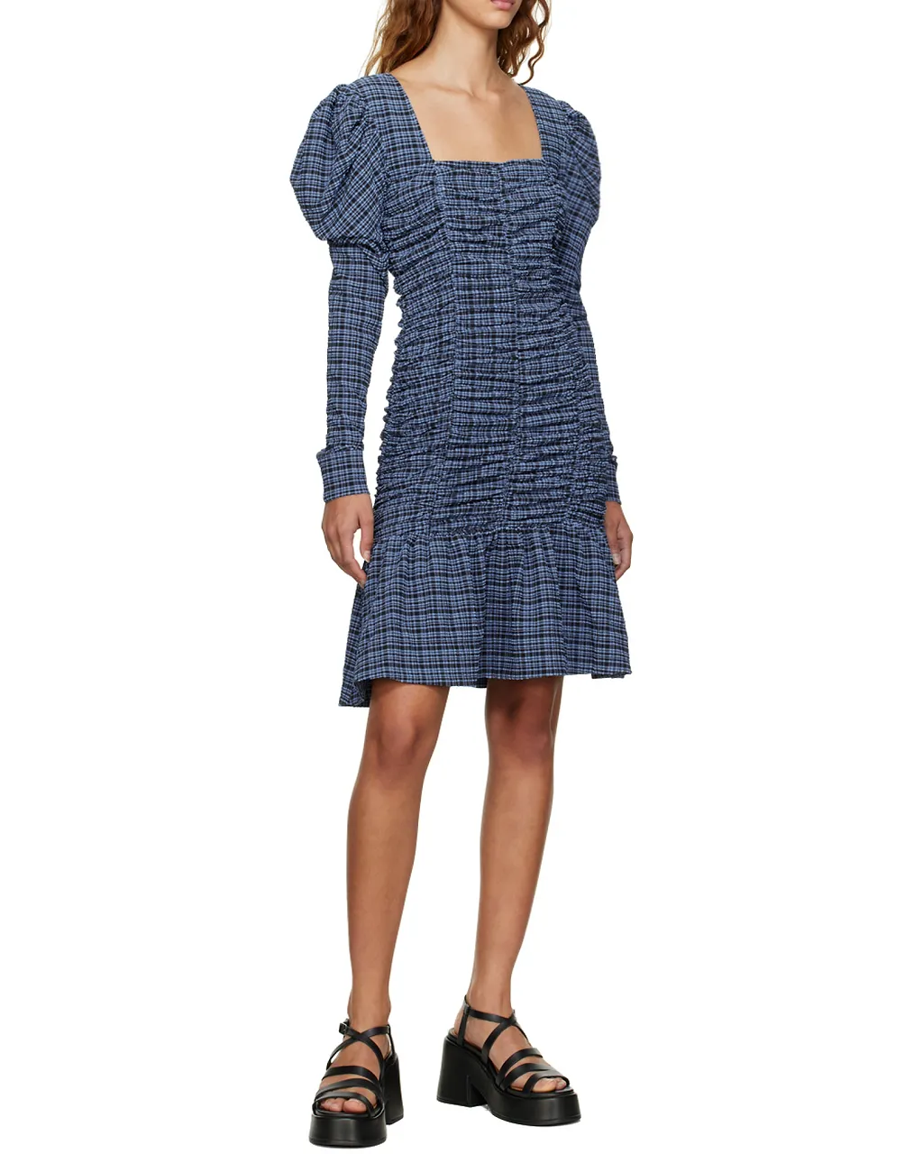 Seersucker Mini Dress