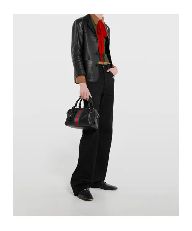 Web Trademark Small Duffle Bag