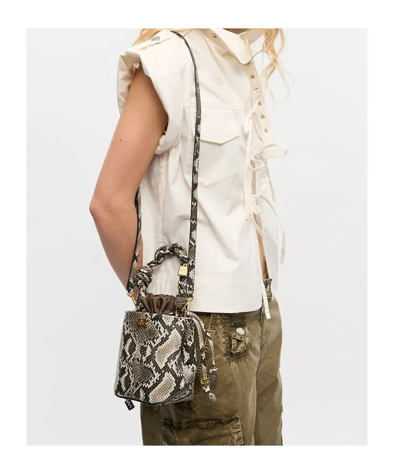 Snake Mini Bou Bucket Bag
