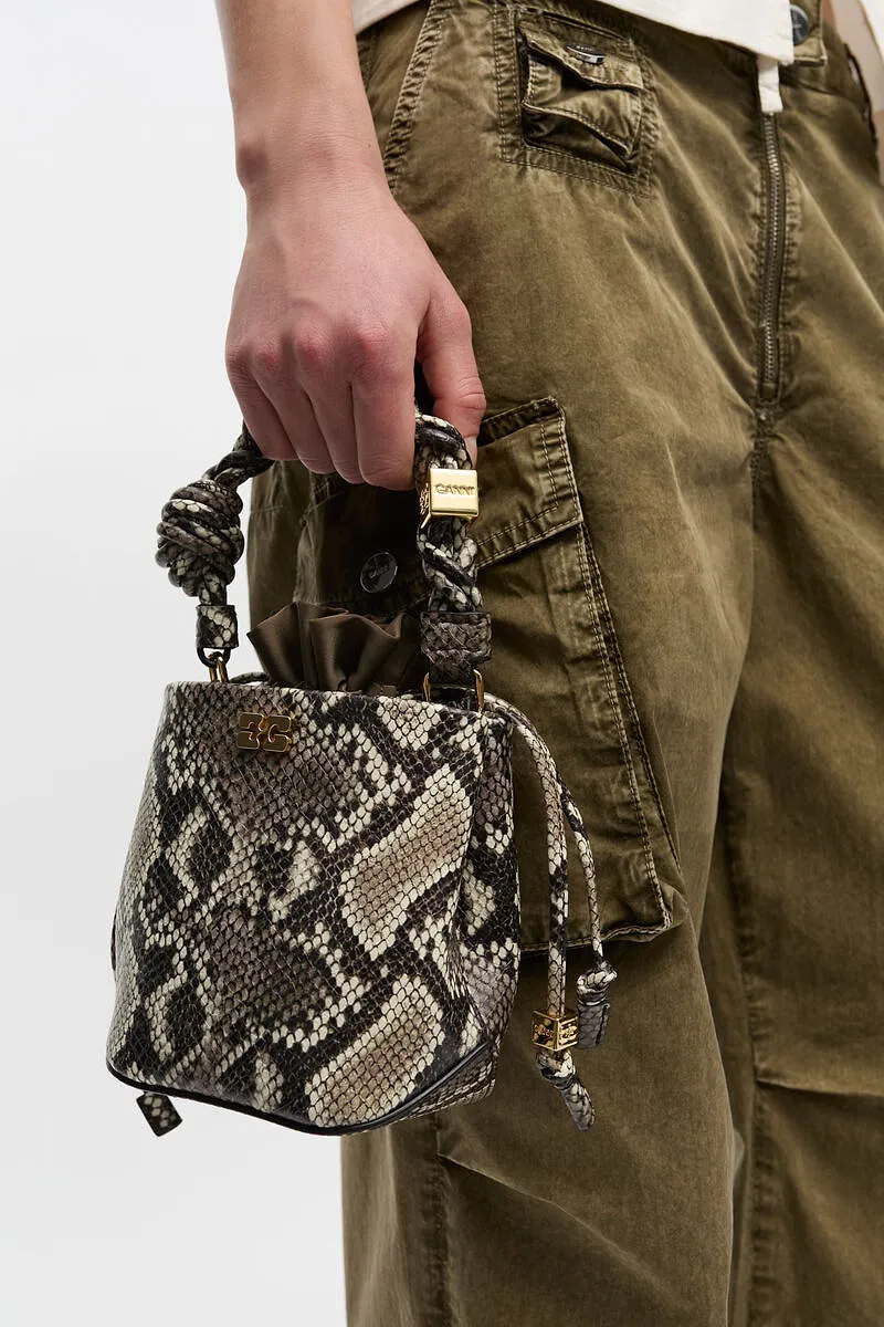Snake Mini Bou Bucket Bag