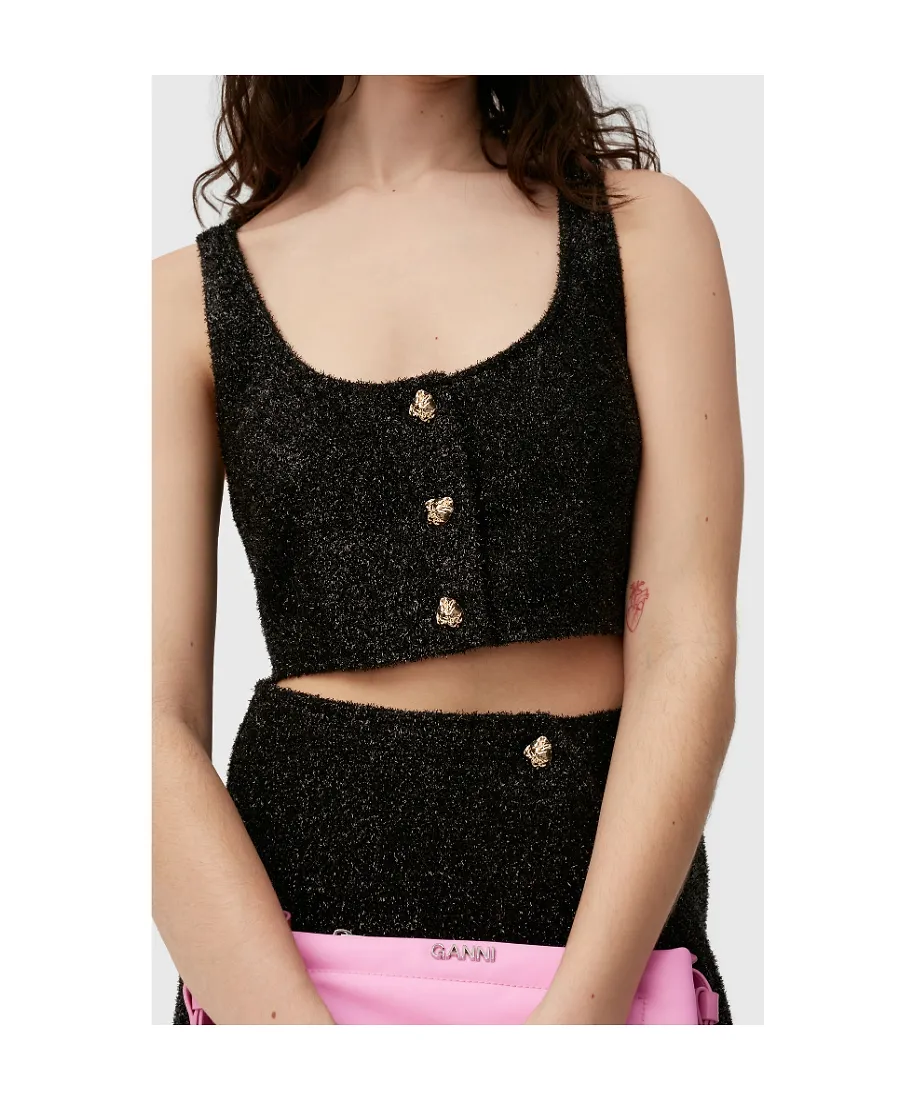 Sparkle Cropped Top