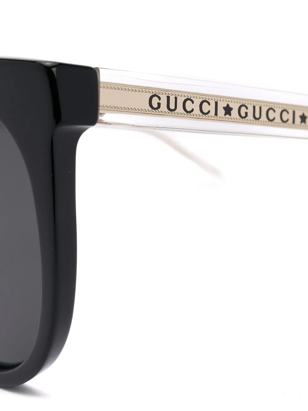 Gucci Eyewear Round Cat Eye Frame Sunglasses