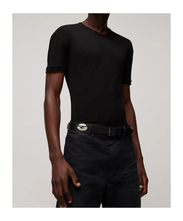 Belt With Square Buckle