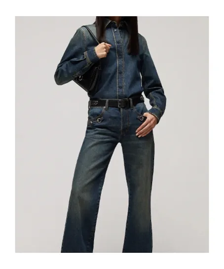 Belt With Square Buckle