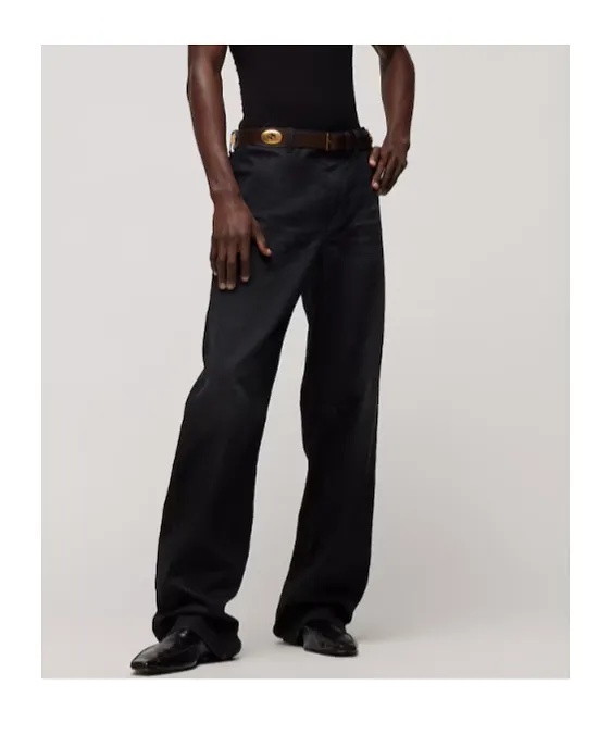 Belt With Square Buckle