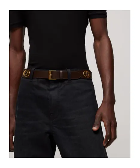 Belt With Square Buckle
