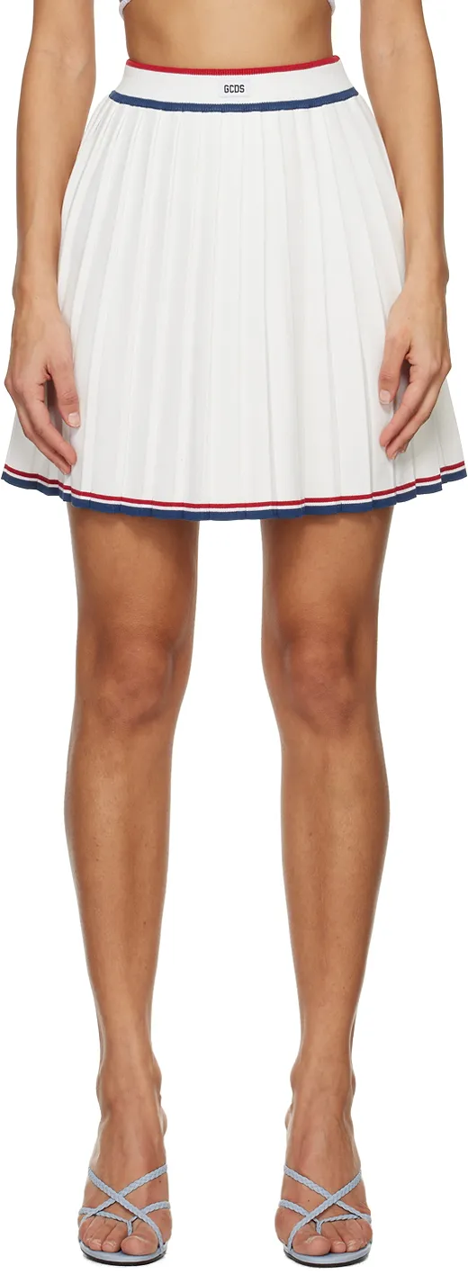 Pleated Knit Skirt