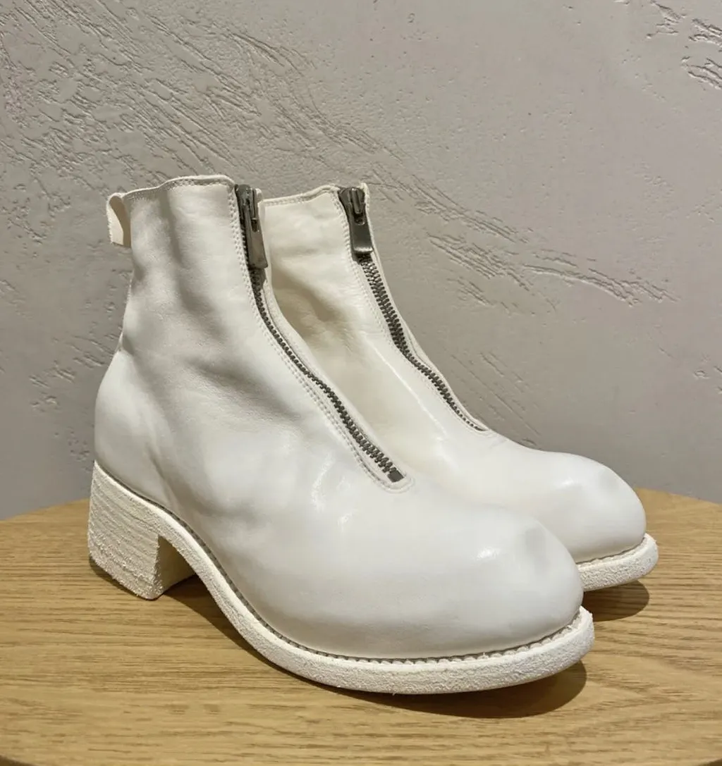 Logo Zipper Booties