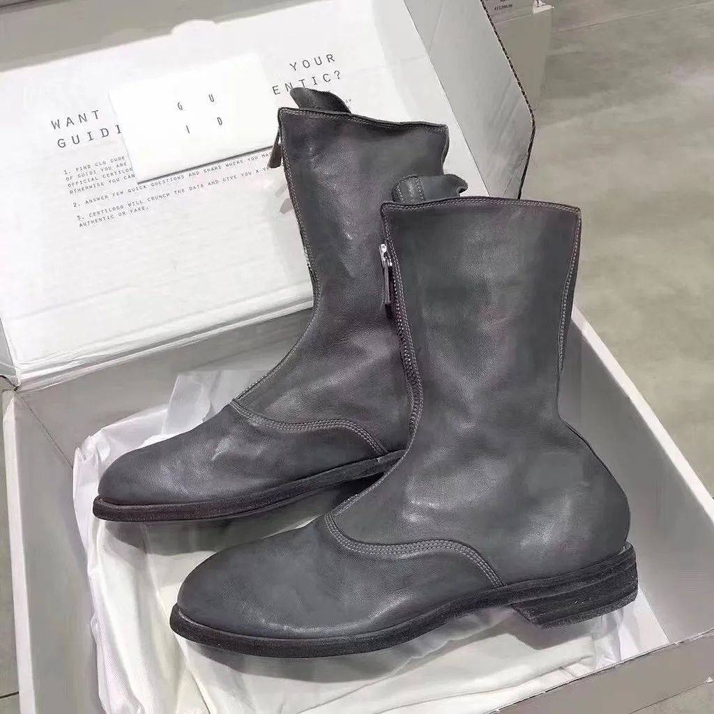 Front Zip Boots