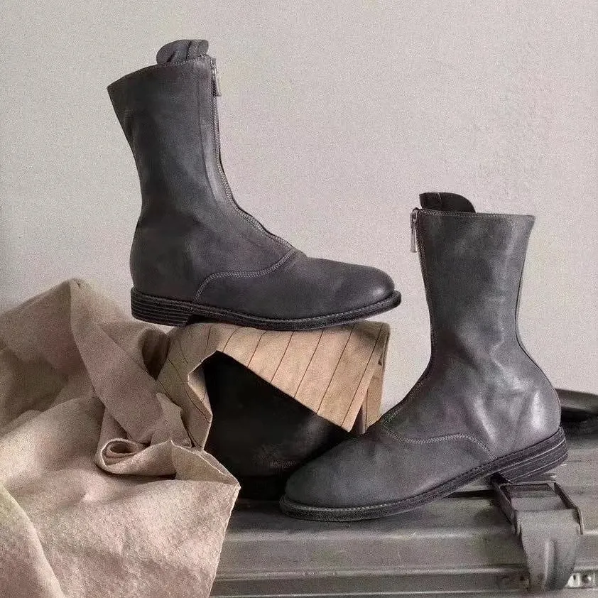 Front Zip Boots