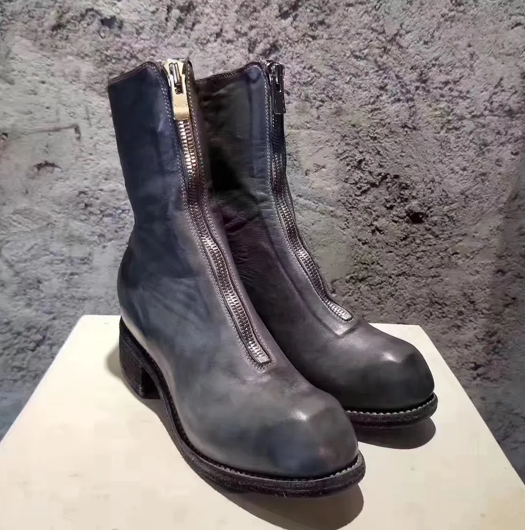 Pl2 Front Zipper Booties
