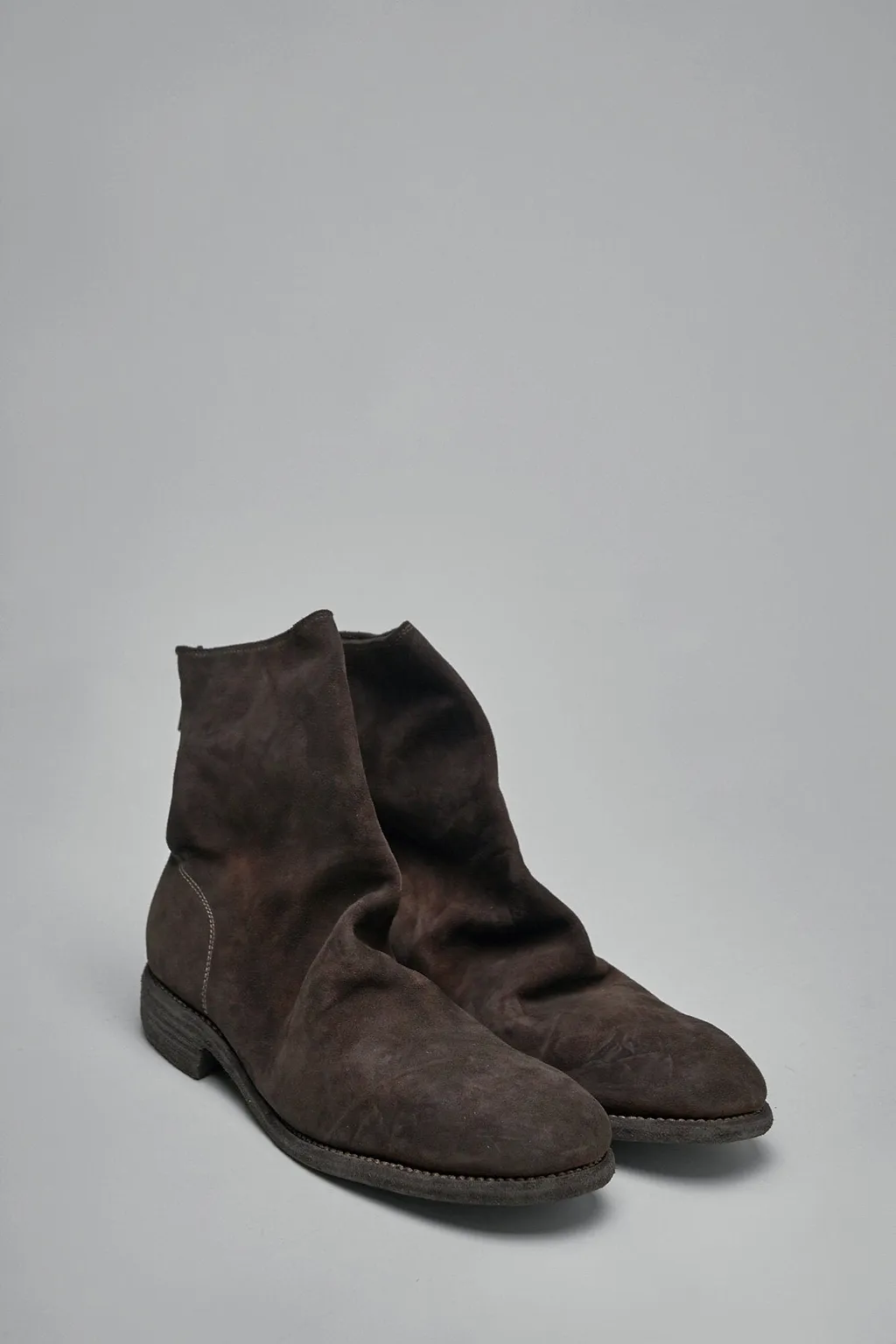 Round-Toe Ankle Boots