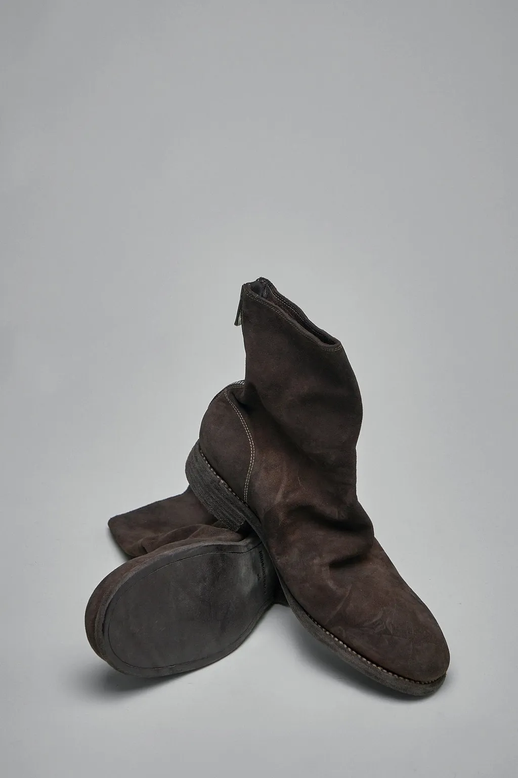 Round-Toe Ankle Boots