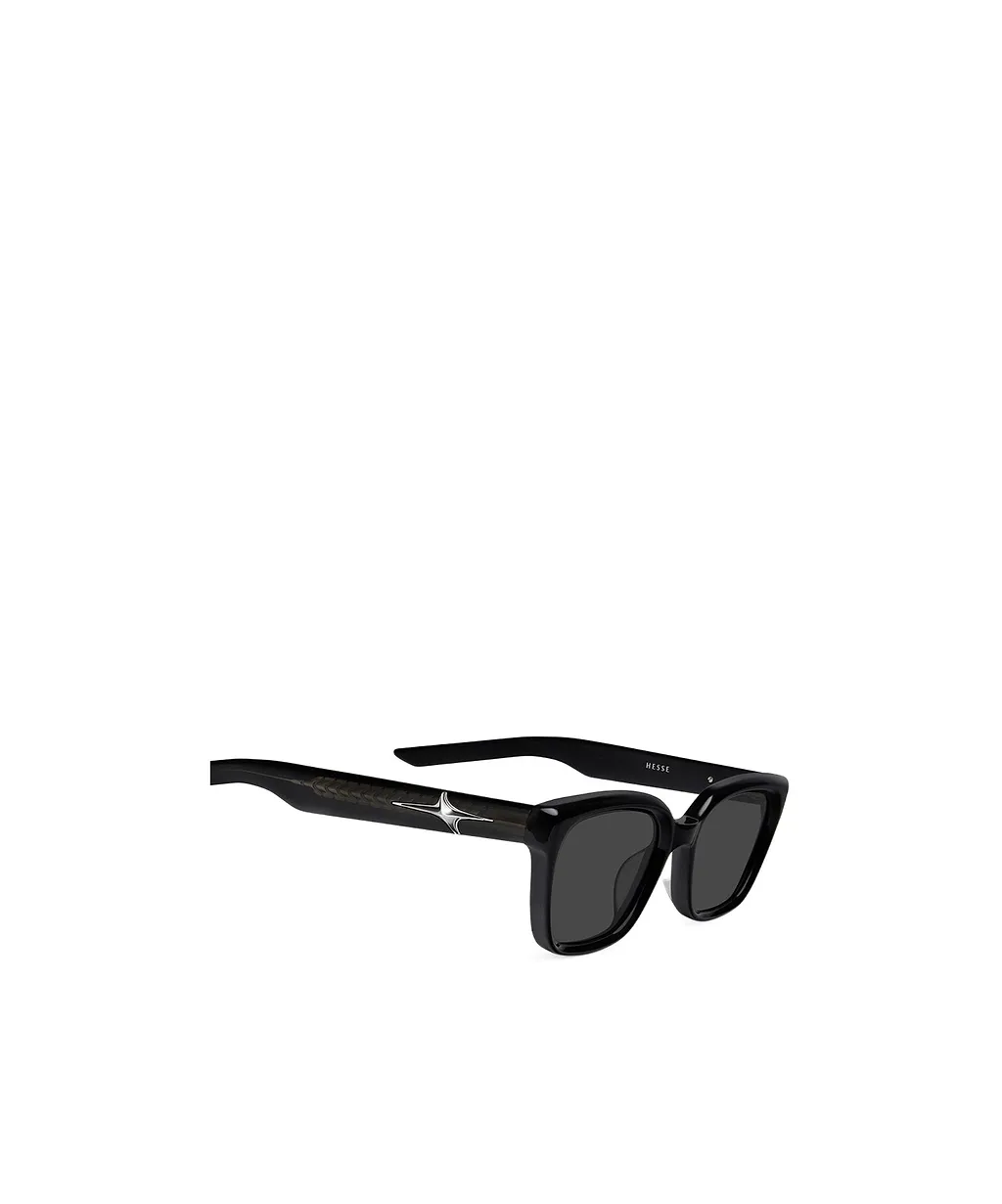 Hesse 01 Square-Frame Star-Detail Sunglasses
