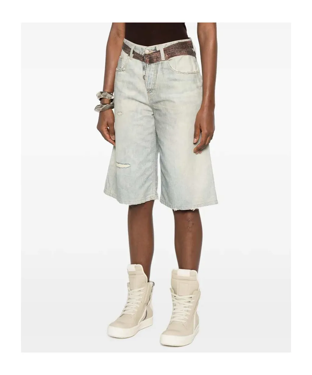 Haikure New Becky Distressed Bermuda Shorts