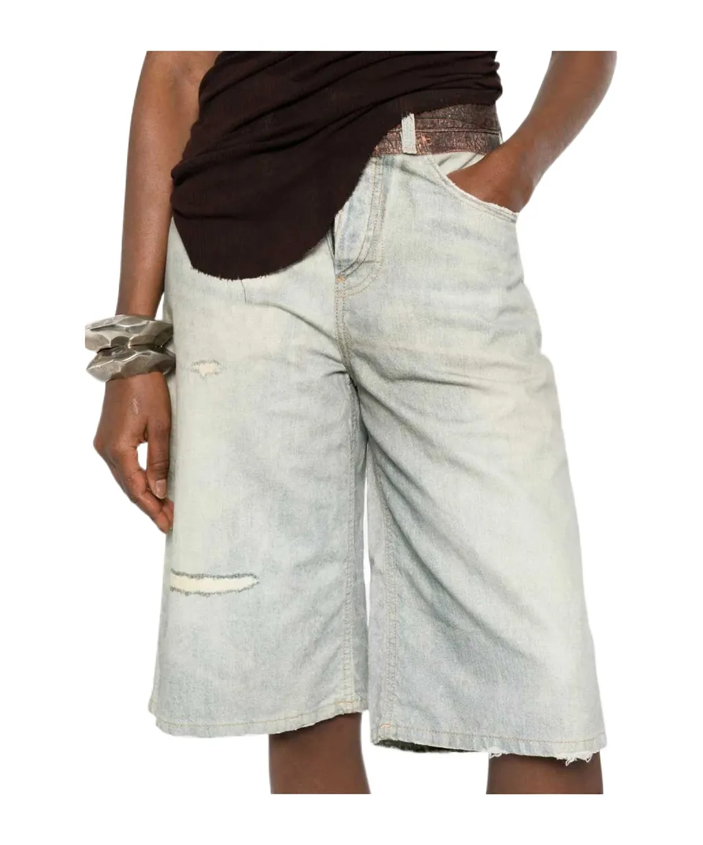 Haikure New Becky Distressed Bermuda Shorts