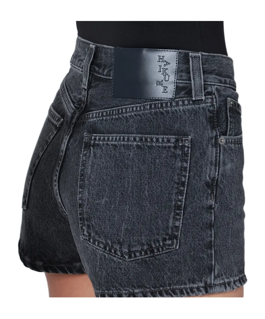Haikure High-Waist Denim Shorts