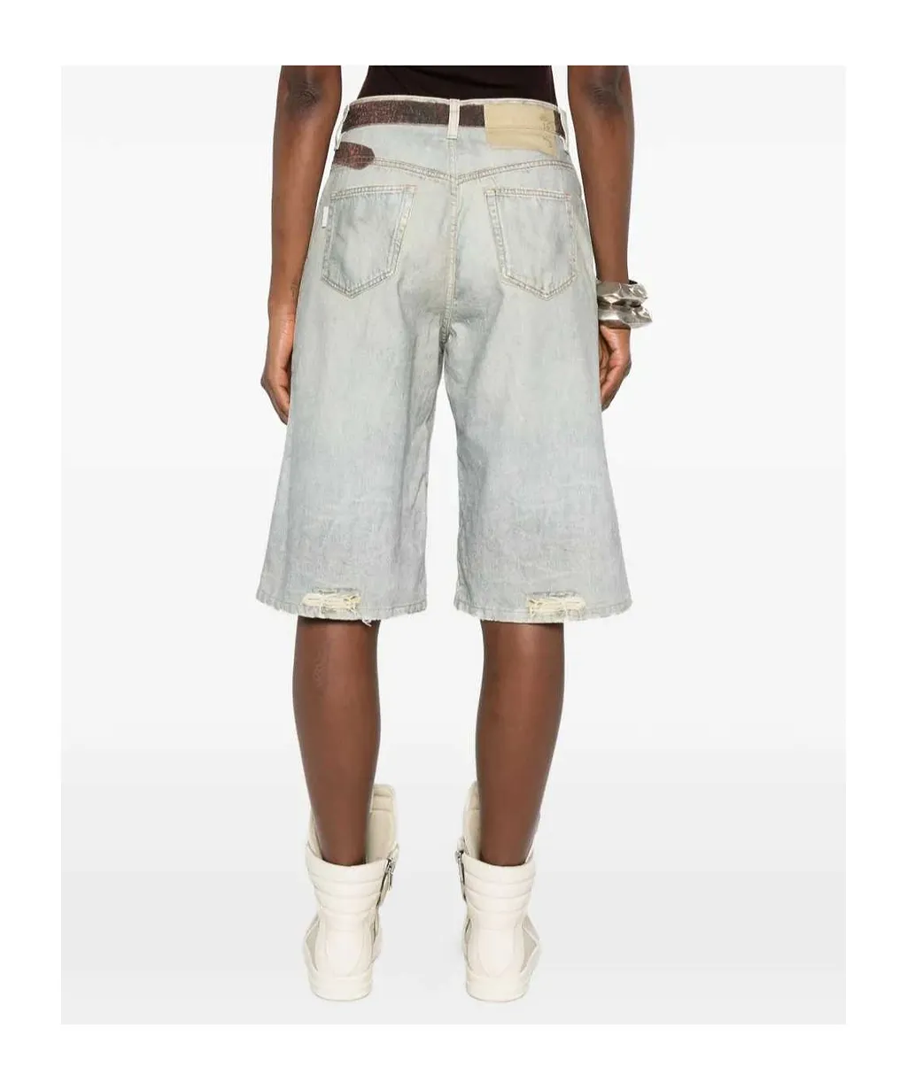 Haikure New Becky Distressed Bermuda Shorts