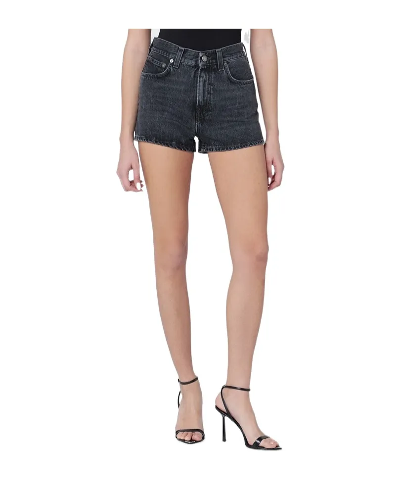 Haikure High-Waist Denim Shorts