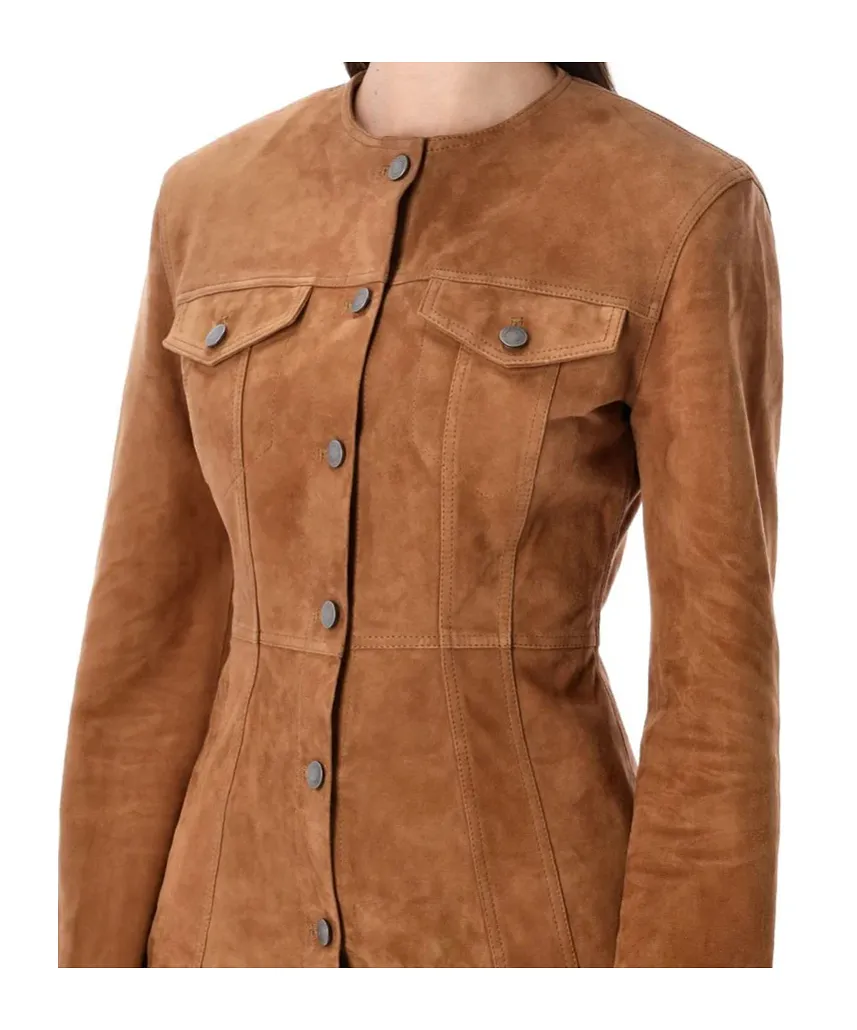 Haikure Temple Fitted Button Jacket